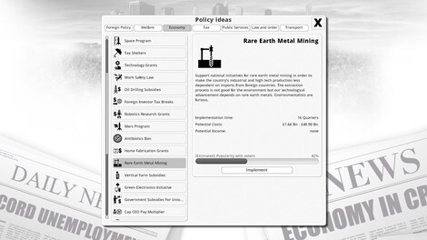 Democracy 3: Clones and Drones GOG.COM Key GLOBAL - 15