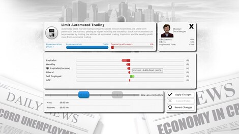 Democracy 3: Clones and Drones GOG.COM Key GLOBAL - 9