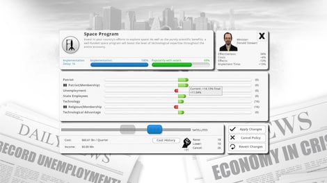 Democracy 3 Collector's Edition Steam Key GLOBAL - 3