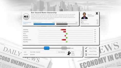 Democracy 3 - Extremism Steam Gift GLOBAL - 6