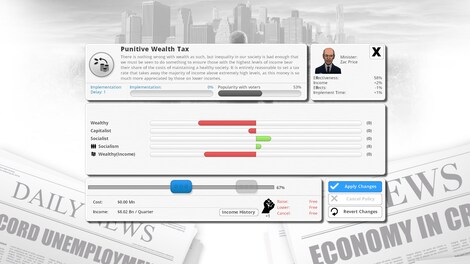 Democracy 3 - Extremism Steam Gift GLOBAL - 3