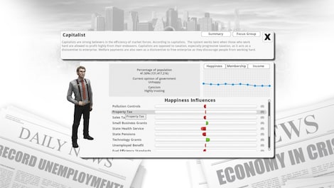 Democracy 3 Steam Key GLOBAL - 19