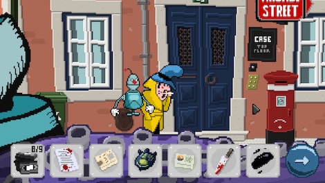 Detective Case and Clown Bot in: Murder in the Hotel Lisbon Steam Key GLOBAL - 10