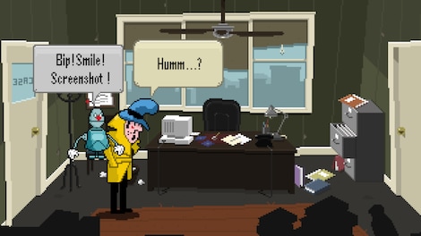 Detective Case and Clown Bot in: Murder in the Hotel Lisbon Steam Key GLOBAL - 2