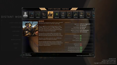 Distant Worlds 2: Factions - Quameno and Gizureans (PC) - Steam Key - EUROPE - 8