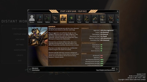 Distant Worlds 2: Factions - Quameno and Gizureans (PC) - Steam Key - GLOBAL - 8