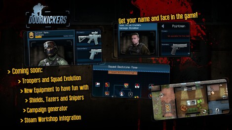 Door Kickers (PC) - Steam Key - CIS - 18