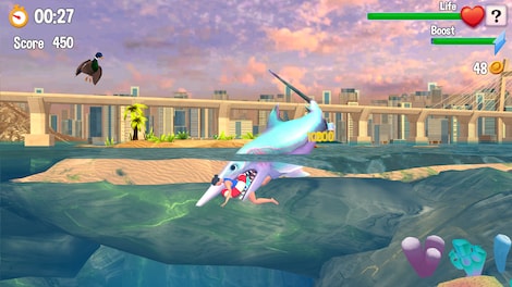 Double Head Shark Attack Steam Key GLOBAL - 6