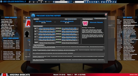 Draft Day Sports College Basketball 3 Steam Key GLOBAL - 5