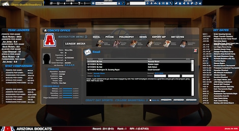 Draft Day Sports College Basketball 3 Steam Key GLOBAL - 0