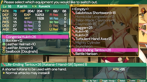 Dungeon Travelers: To Heart 2 in Another World (PC) - Steam Key - GLOBAL - 13