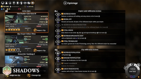 Endless Legend - Shadows - Steam Key - EUROPE - 2