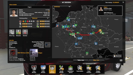 Euro Truck Simulator 2 + ALL DLC (PC) - Steam Account - GLOBAL - 8