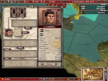 Europa Universalis: Rome Gold (PC) - Steam Key - GLOBAL - 10