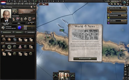 Expansion - Hearts of Iron IV: Man the Guns Steam Key CIS - 13