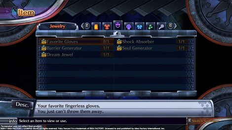 Fairy Fencer F ADF Veteran Fencer Accessory Set Steam Key GLOBAL - 3