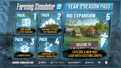 Farming Simulator 22 - Year 2 Season Pass (PC) - Steam Key - GLOBAL - 3