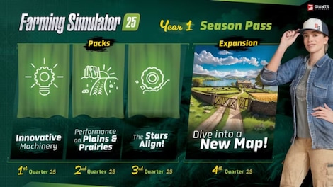Farming Simulator 25 Year 1 Pass (PC) - Steam Gift - GLOBAL - 0