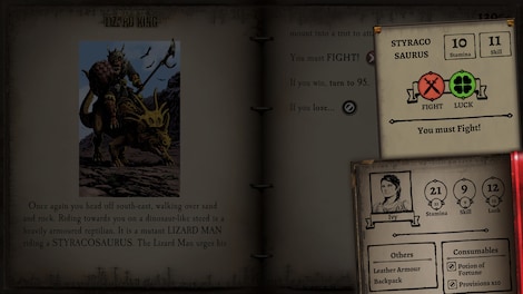 Fighting Fantasy: Island of the Lizard King (PC) - Steam Key - GLOBAL - 5