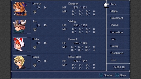 Final Fantasy III (3D Remake) (PC) - Steam Account - GLOBAL - 9