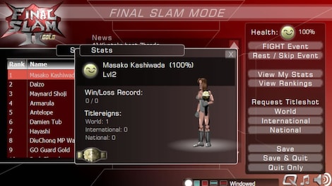 Final Slam 2 Steam Key GLOBAL - 21