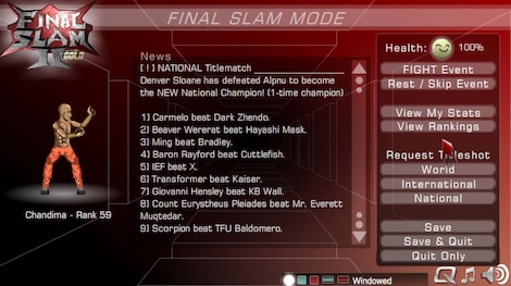 Final Slam 2 Steam Key GLOBAL - 16