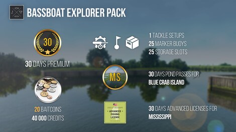 Fishing Planet: Bassboat Explorer Pack (PC) - Steam Gift - EUROPE - 4