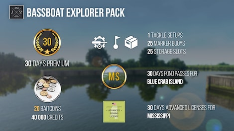 Fishing Planet: Bassboat Explorer Pack (PC) - Steam Gift - GLOBAL - 4