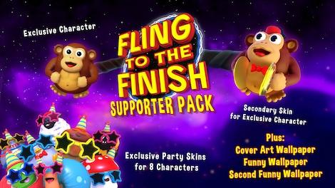 Fling to the Finish - Supporter Pack (PC) - Steam Key - GLOBAL - 3