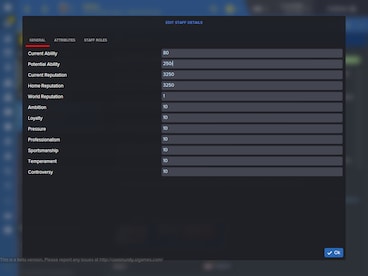 Football Manager 2016 In-Game Editor Steam Key GLOBAL - 0