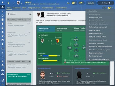 Football Manager 2018 - In-Game Editor Steam Gift GLOBAL - 0