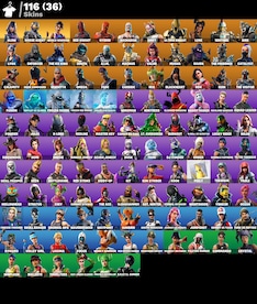 Fortnite 116 Skins (PSN, Xbox, Nintendo Switch, PC, Mobile) - Fortnite Account - GLOBAL - 8