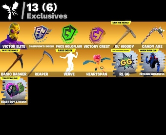 Fortnite Account (All Platform) 160 Skins - GLOBAL - 7