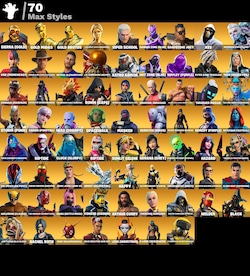 Fortnite 185 Skins (PSN, Xbox, Nintendo Switch, PC, Mobile) - Fortnite Account - GLOBAL - 8