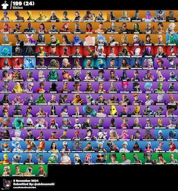 Fortnite 199 skins (PC) Blue Team Leader, Travis Scott - Epic Games - GLOBAL - 4