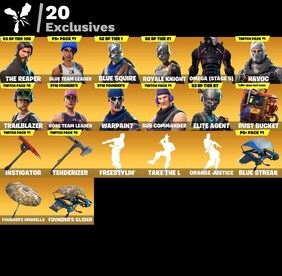 Fortnite 29 Skins (PSN, Xbox, Nintendo Switch, PC, Mobile) -  Fortnite Account - GLOBAL - 7