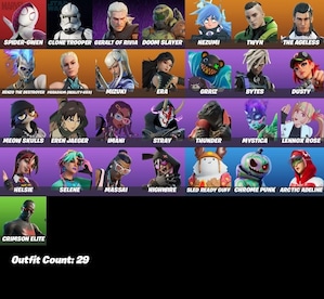 Fortnite 29 Skins (Xbox, Nintendo Switch, PC & Mobile) -  Fortnite Account - GLOBAL - 5