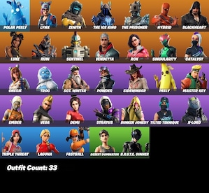 Fortnite 33 Skins Lynx (PSN, Xbox, Nintendo Switch, PC, Mobile) - Fortnite Account - GLOBAL - 6