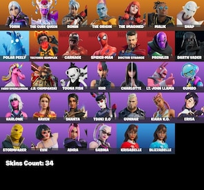 Fortnite 34 Skins vol 2 (PSN, Xbox, Nintendo Switch, PC, Mobile) - Fortnite Account - GLOBAL - 3