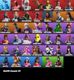 Fortnite 41 Skins (PSN, Nintendo Switch, PC, Mobile) - Fortnite Account - GLOBAL - 5
