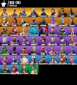 Fortnite 52 Skins (PSN, Xbox, PC, Mobile) - Fortnite Account - GLOBAL - 3
