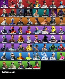 Fortnite 61 Skins | V-Bucks 1450 (Xbox, Nintendo Switch, PC & Mobile) - Fortnite Account - GLOBAL - 5