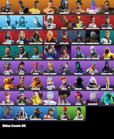 Fortnite 62 Skins (Xbox, Switch, PC, Mobile) - Fortnite Account - GLOBAL - 7