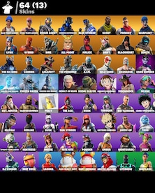 Fortnite 64 Skins (PSN, Xbox, Nintendo Switch, PC, Mobile) - Fortnite Account - GLOBAL - 3