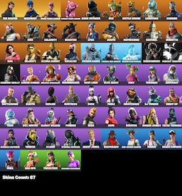 Fortnite Account (All Platform) 67 skins - GLOBAL - 7