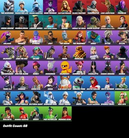 Fortnite 68 Skins (PSN, Nintendo Switch, PC, Mobile) - Fortnite Account - GLOBAL - 6