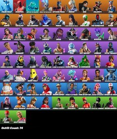 Fortnite 74 Skins (Xbox, Nintendo Switch, PC & Mobile) -  Fortnite Account - GLOBAL - 3