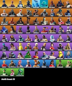 Fortnite 75 Skins (Xbox, Switch, PC, Mobile) - Fortnite Account - GLOBAL - 5