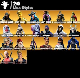 Fortnite Account (All Platform) 145 Skins - GLOBAL - 5