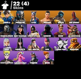 Fortnite Account (All Platform) 22 Skins Chun-Li - GLOBAL - 4